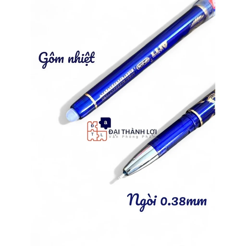 Bút Gel Tẩy Xóa Được Aodemei GP-3176 mực đậm và đều (mực xanh/tím)