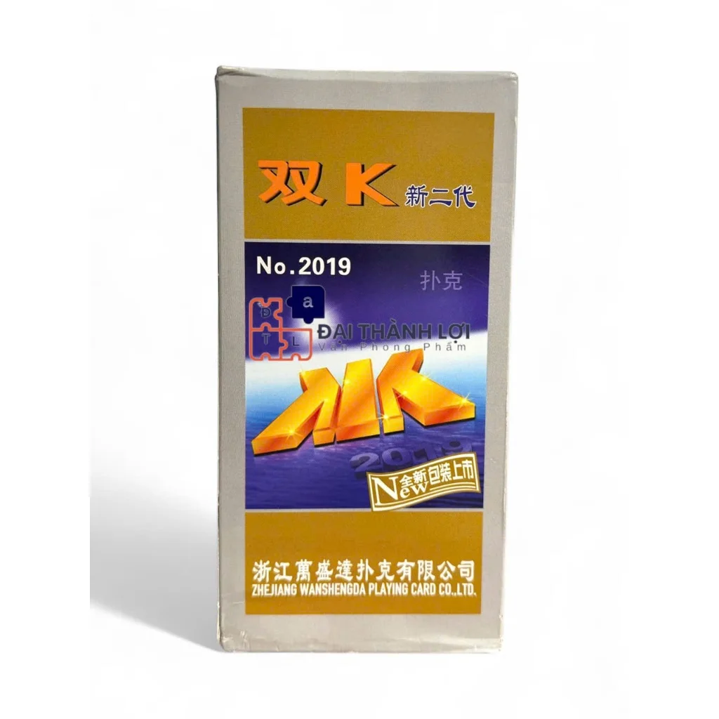 Bài Tây xịn Trắng DOUBLE K hàng chuẩn xịn