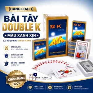 Bài Tây Xịn Xanh DOUBLE K Hàng xịn loại Nhất