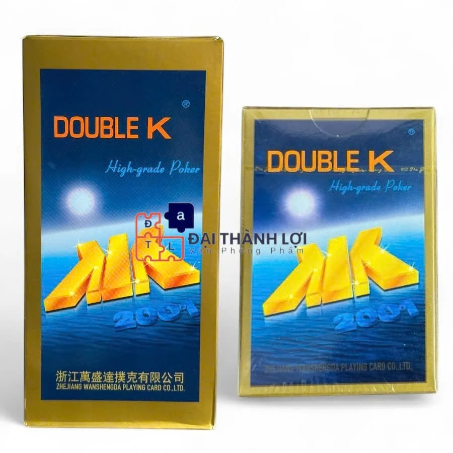Bài Tây Xịn Xanh DOUBLE K Hàng xịn loại Nhất