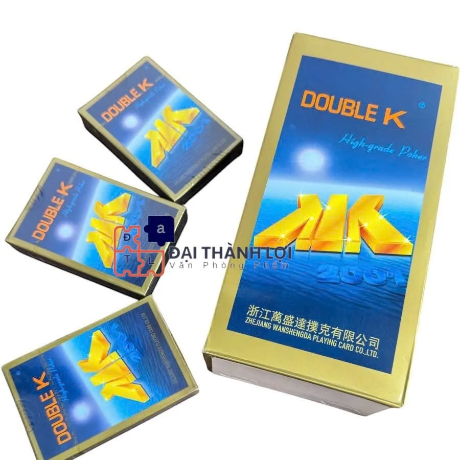 Bài Tây Xịn Xanh DOUBLE K Hàng xịn loại Nhất
