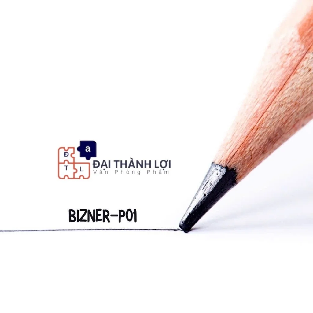 Bút chì gỗ lục giác cao cấp Bizner Thiên Long BIZ-P01- Độ cứng HB- Nét vẽ sắc nét, viết trơn êm, nét viết ra đều