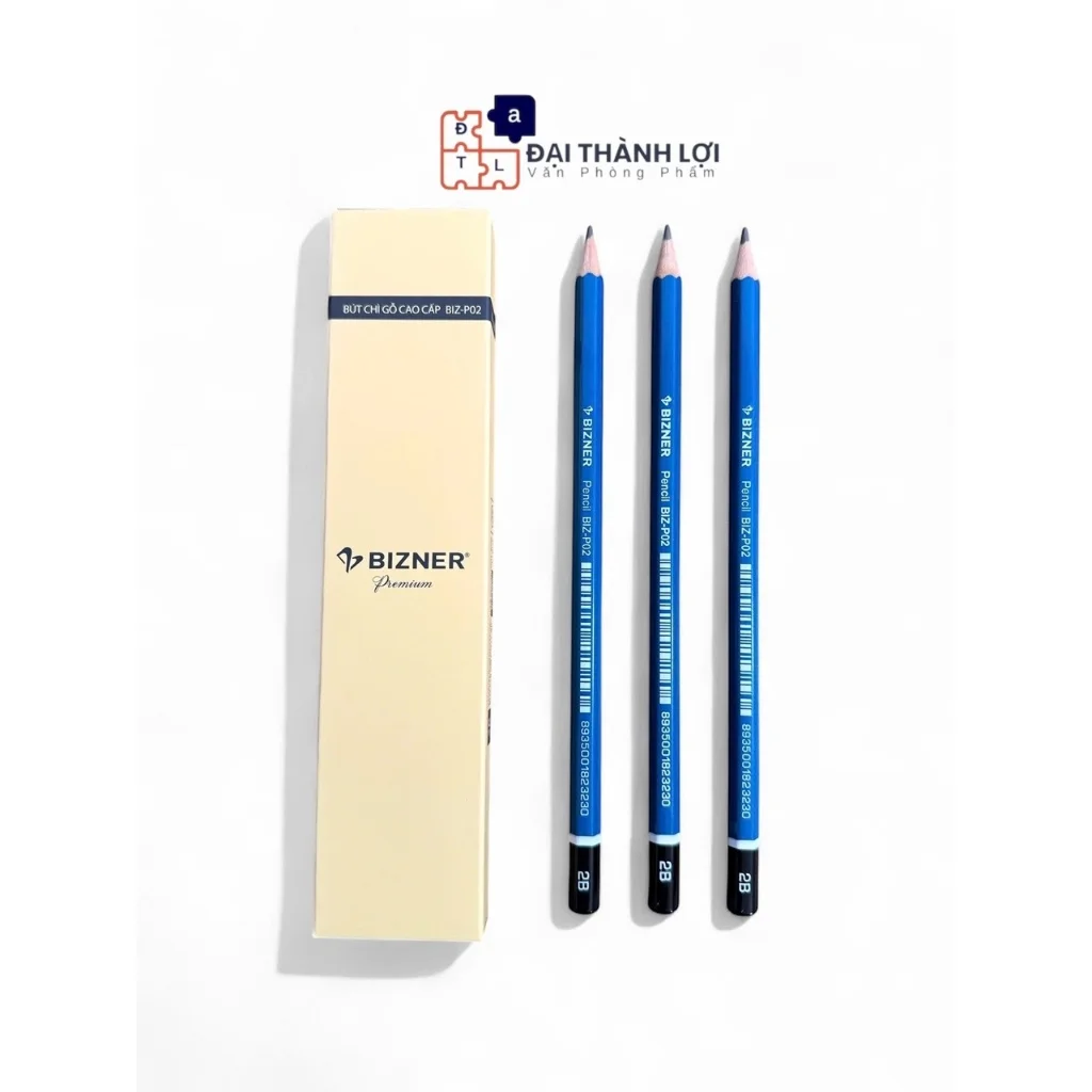 Bút chì gỗ 2B / HB Cao Cấp Bizner Thiên Long BIZ-P02