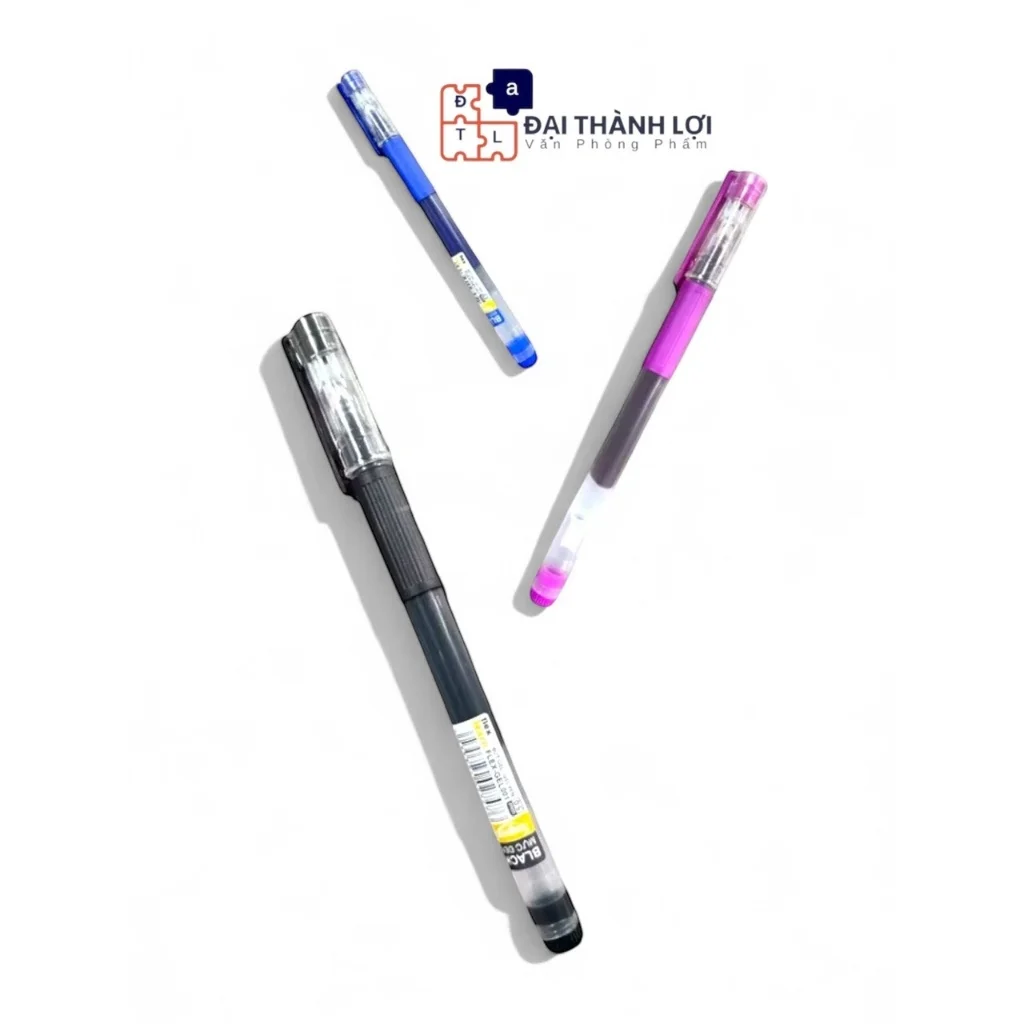 Bút gel cao cấp Flex GEL001 -Bút bi gel ngòi 0.5mm có nắp đậy, viết mượt, êm tay, mực nước màu đậm, không nhoè