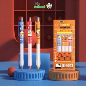 Bút gel xóa được Flex School FLEX-GELE003 - Đầu bút 0.5mm , mực gel dễ dàng xóa sạch, không lem, viết êm tay