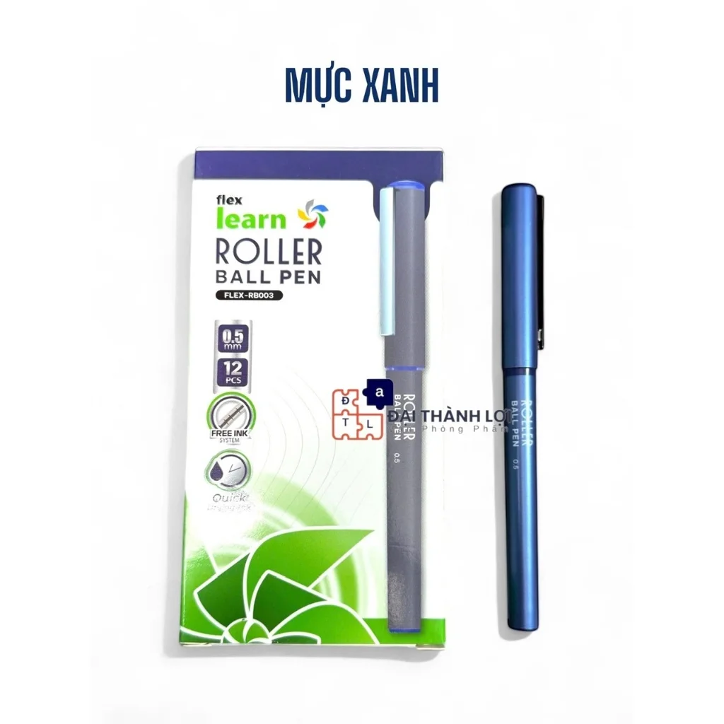 BÚT Lông Bi Flex Learn FLEX-RB003 - NGÒI 0.5mm, nắp đậy, thiết kế tinh tế, nét viết rõ ràng, thanh mảnh