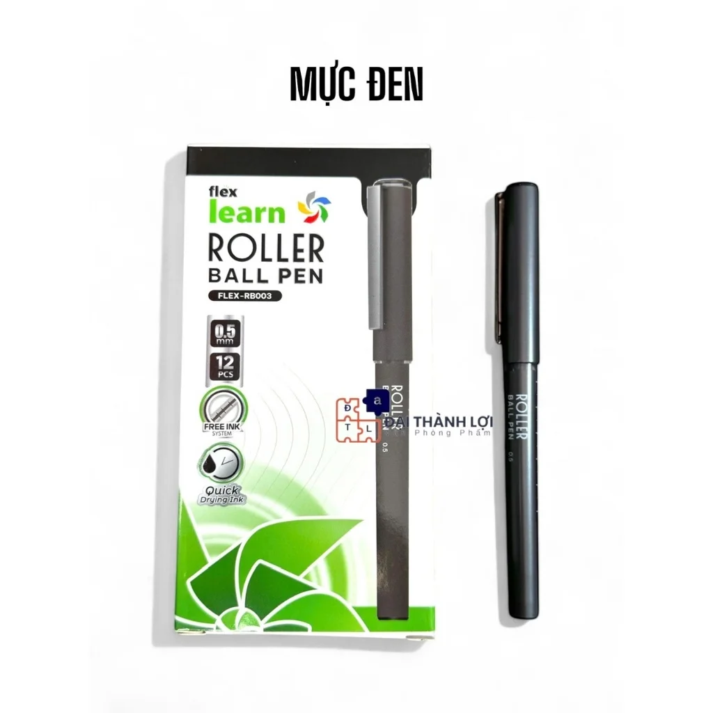 BÚT Lông Bi Flex Learn FLEX-RB003 - NGÒI 0.5mm, nắp đậy, thiết kế tinh tế, nét viết rõ ràng, thanh mảnh