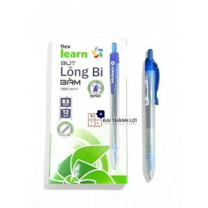 Bút lông bi Flex Learn FLEX-RB004 - Đầu bút 0.5mm, cơ chế bấm, nét viết rõ ràng, thanh mảnh