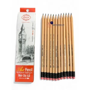 Bút chì 2B Queen - Thân gỗ cao cấp - 2B Art Pencil PC-990