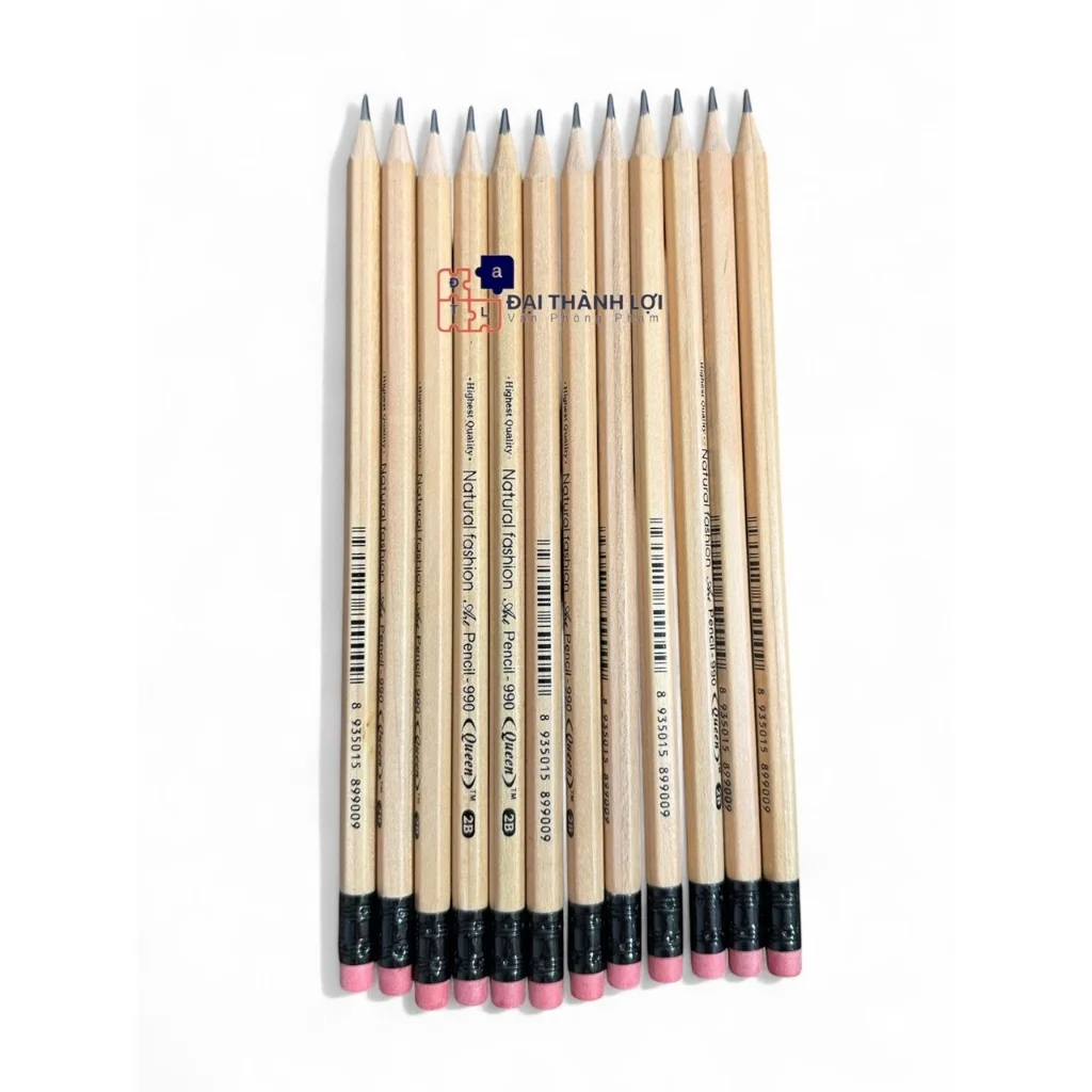 Bút chì 2B Queen - Thân gỗ cao cấp - 2B Art Pencil PC-990