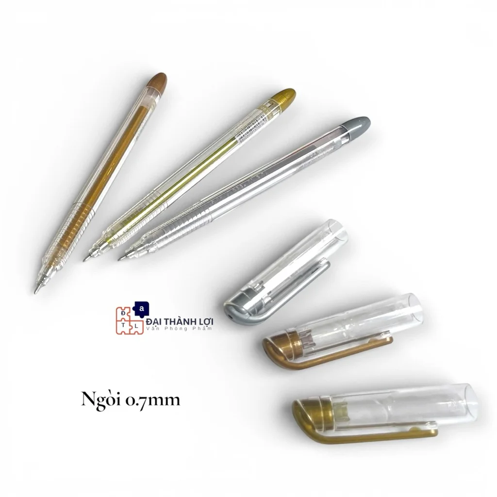 Bút Gel My Metal D.A P&T Ngòi 0.7MM/Bút Nhũ Hàn Quốc Nhiều Màu, Dùng Trang Trí, Viết Thiệp Cưới
