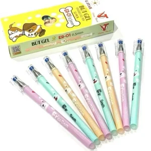 Bút Gel Xóa Được Cao Cấp Ngòi Kim 0.5mm ER-01 Hiệu G-Star (Mực Xanh/Tím)