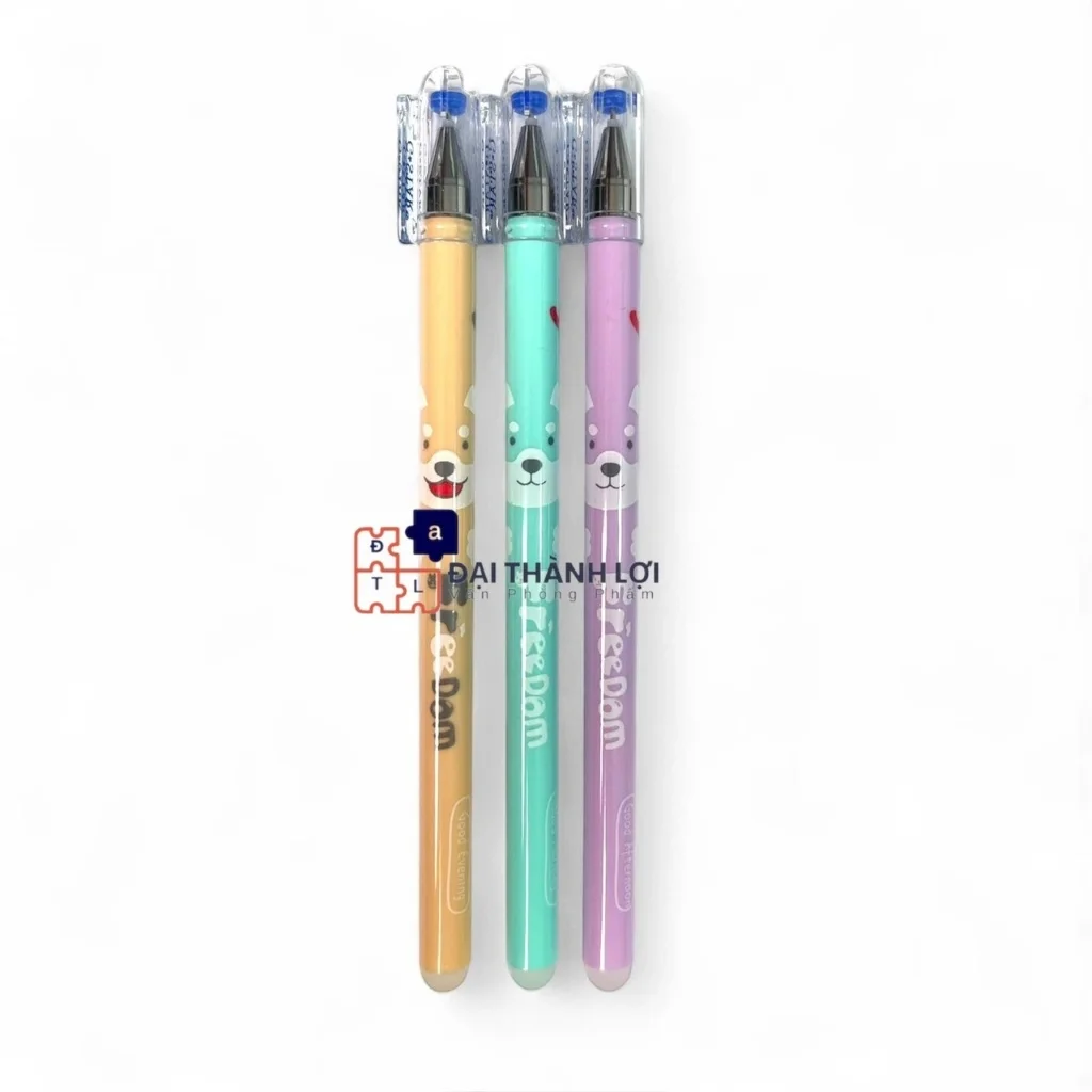 Bút Gel Xóa Được Cao Cấp Ngòi Kim 0.5mm ER-01 Hiệu G-Star (Mực Xanh/Tím)