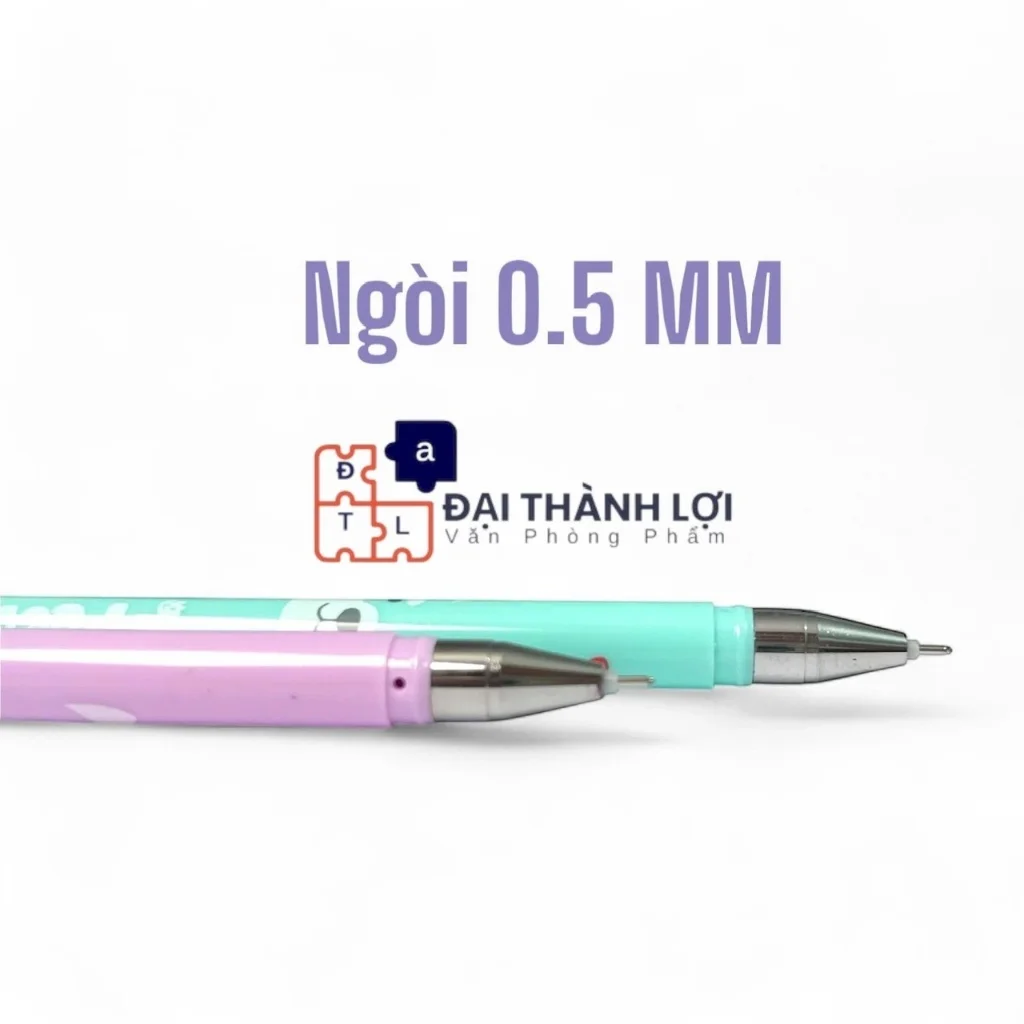 Bút Gel Xóa Được Cao Cấp Ngòi Kim 0.5mm ER-01 Hiệu G-Star (Mực Xanh/Tím)