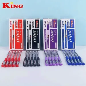 Bút Viết Gel Mực Nước Mini Vân Sơn VS Mini King K009 / K 009 ( Mực Xanh, Đỏ, Tím, Đen )