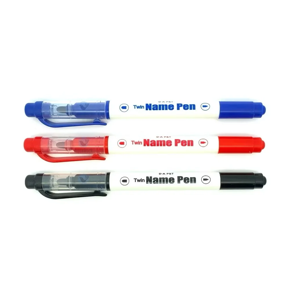 Bút viết lông dầu hai đầu Dong-A Twin Name Pen / Namepen Công Nghệ Hàn Quốc