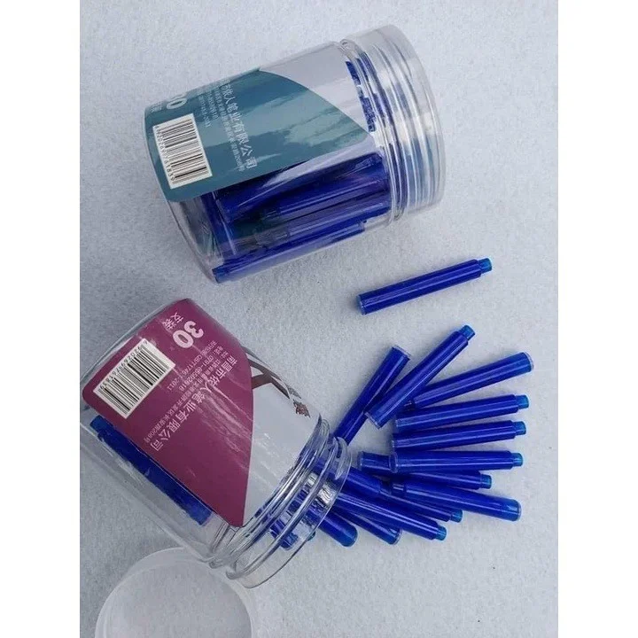 Ống mực Bút Máy Tẩy Xóa được mực xanh/tím