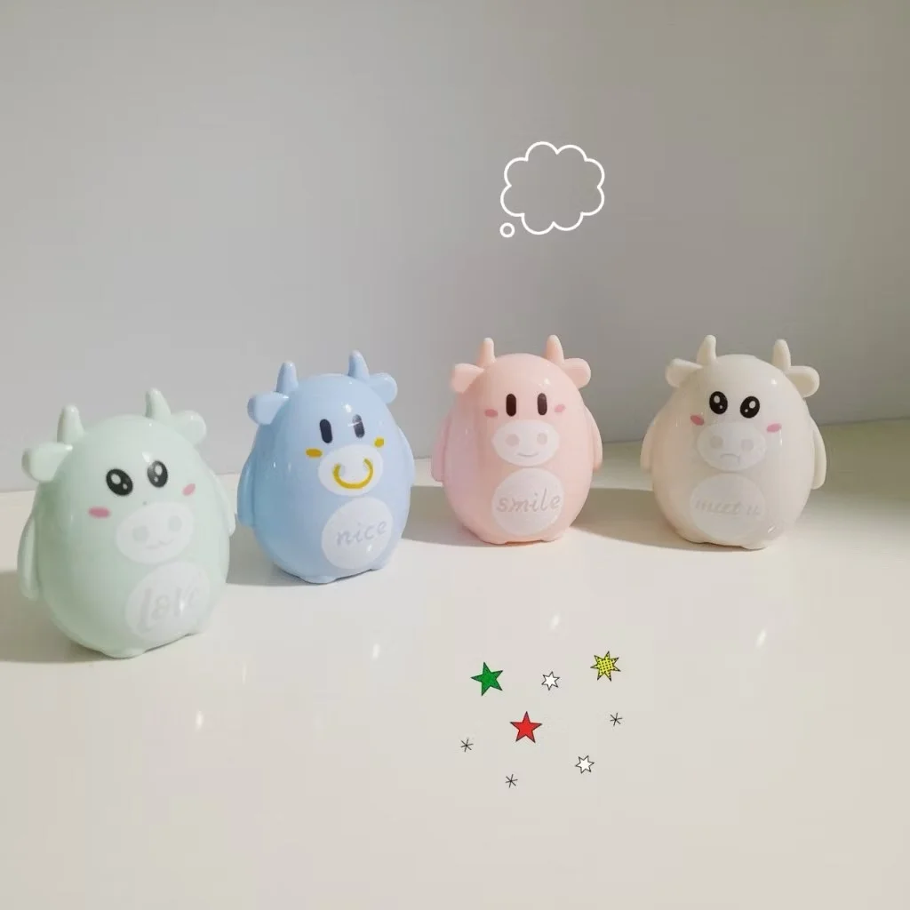 Đồ Chuốt Bút Viết Chì / Đồ Gọt Bút Viết Chì Con Trâu Dễ Thương Lưỡi Thép Không Gỉ Siêu Bén