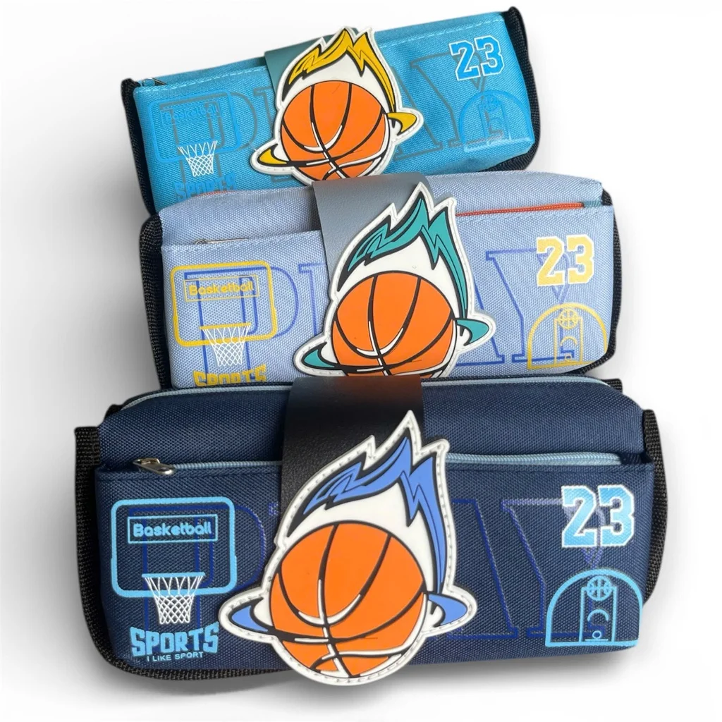 HỘP BÚT BÓNG RỔ "PLAY 23" CỰC NGẦU 7780 Hộp đựng bút đa năng, Bóp viết nhiều ngăn đựng bút đa năng, chống nước