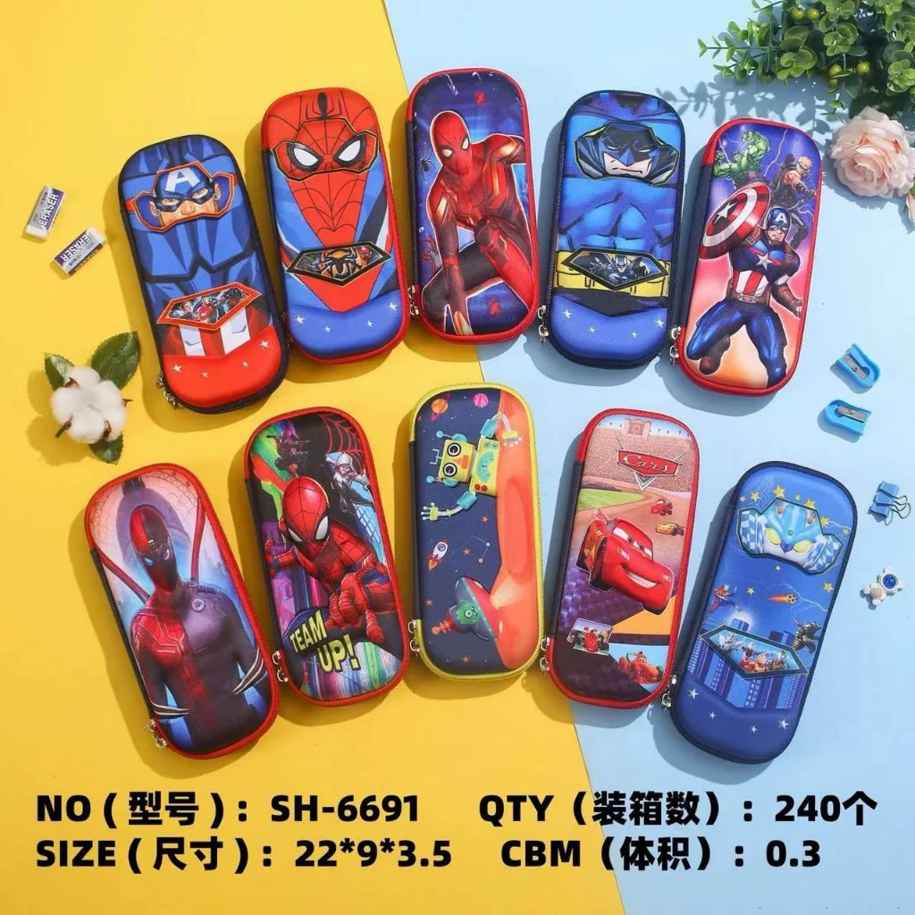 Hộp Đựng Bút 3D / Ví Đựng Bút / Túi Bút / Hộp Bút / Bóp / Ví Bút Học Sinh 3D In Nhiều Họa Tiết Nổi Hình 3D Dễ Thương