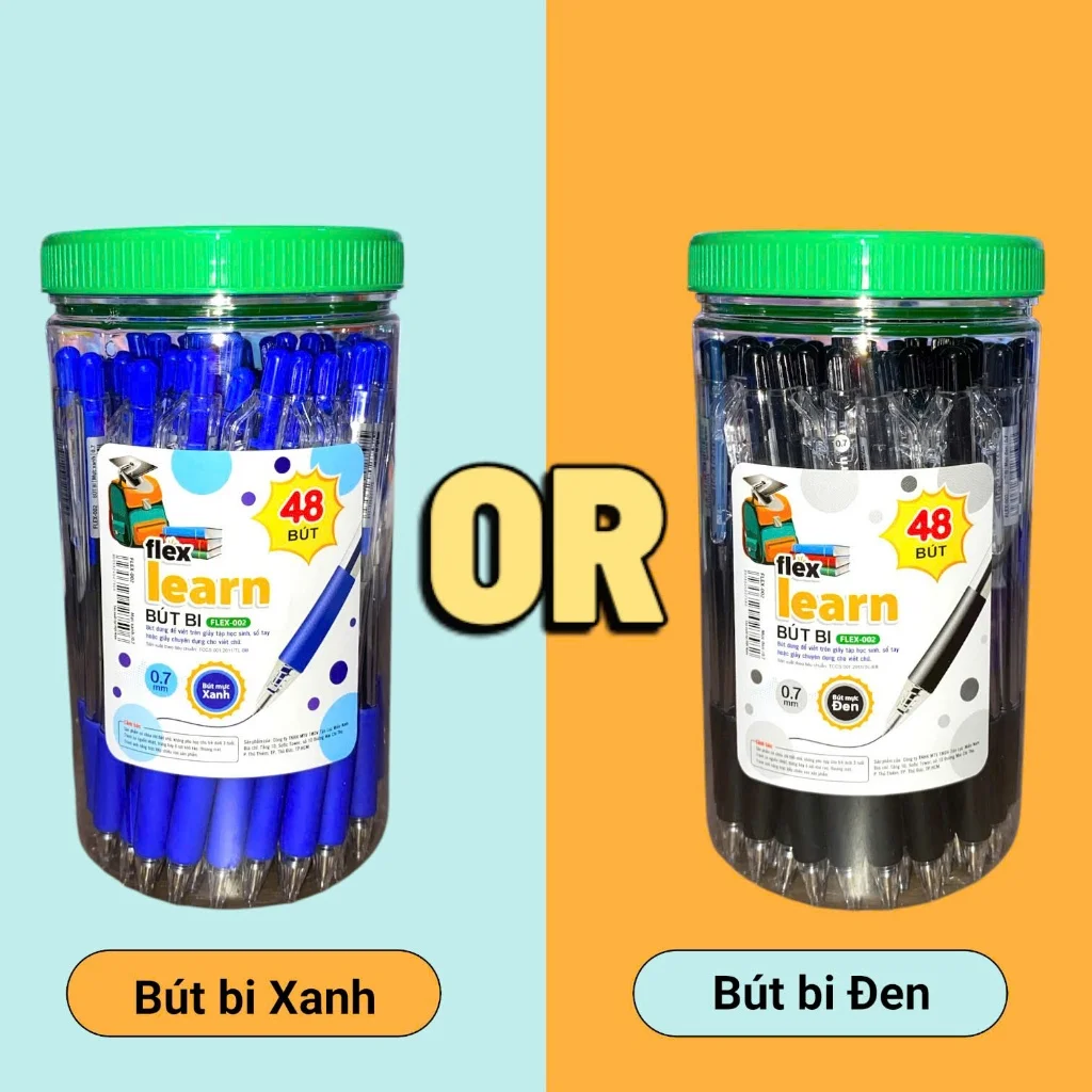 Bút FLEX-002 Ngòi 0.7mm Mực Xanh/Đen