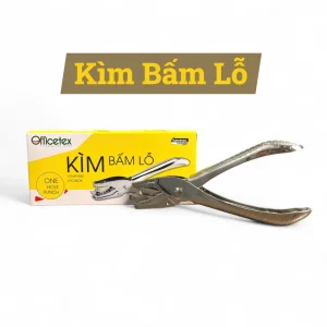 Kìm Bấm 1 Lỗ OT-HP1001 Hiệu Bitex Lưỡi Bấm Sắc Bén, Thép Không Gỉ Sáng Bóng, Dễ Cầm Nắm Và Thao Tác