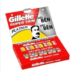 Lam (100 Lưỡi Lam) GILLETTE SUPERTHIN - Siêu Bền - Siêu Bén