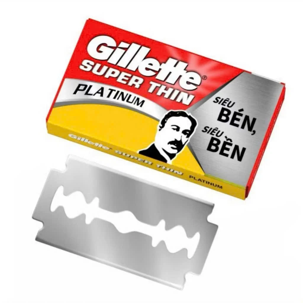 Lam (100 Lưỡi Lam) GILLETTE SUPERTHIN - Siêu Bền - Siêu Bén