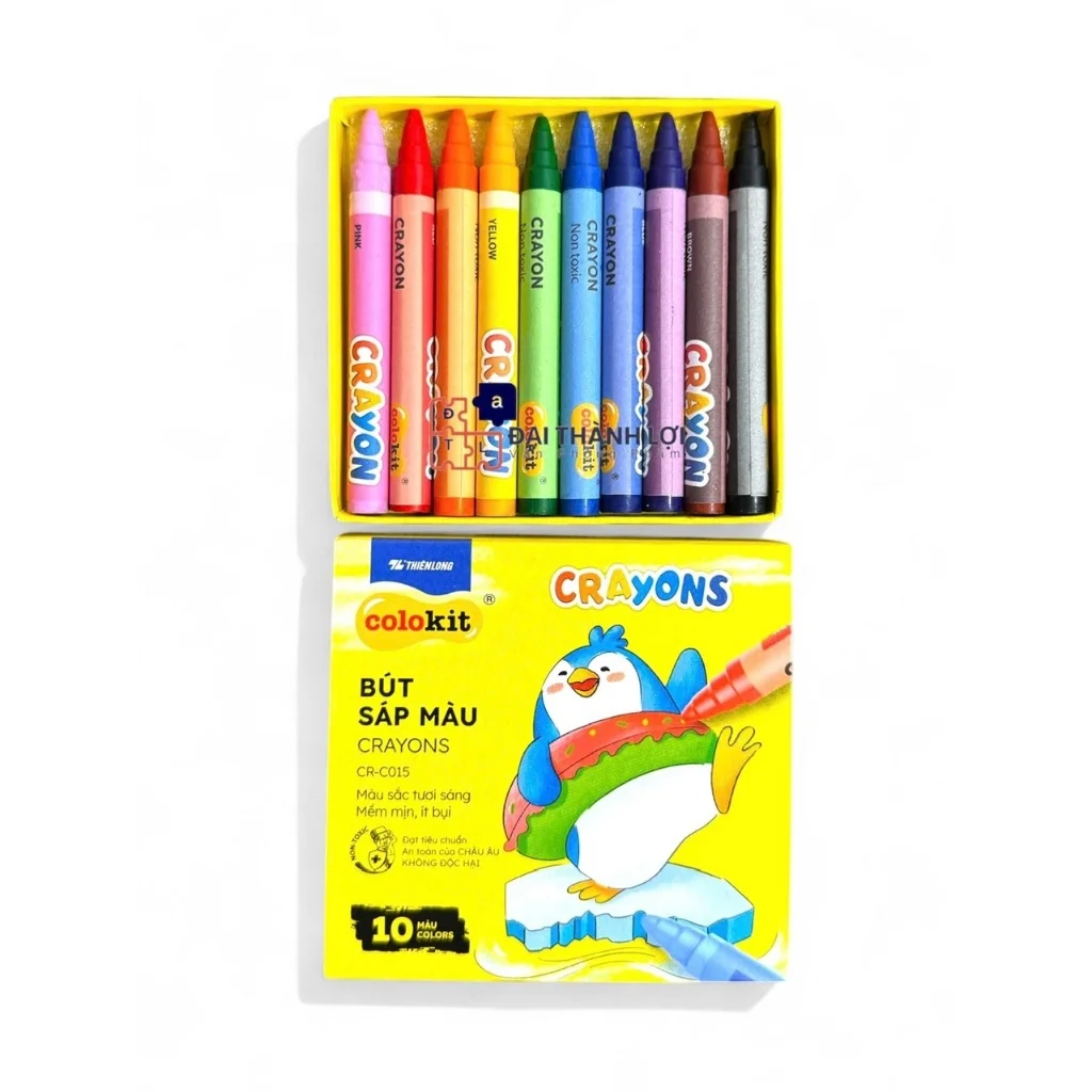 Sáp màu Thiên Long Colokit CR-C015 - 10 màu