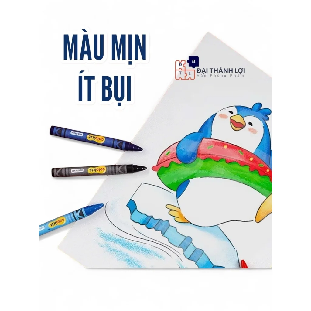 Sáp màu Thiên Long Colokit CR-C015 - 10 màu