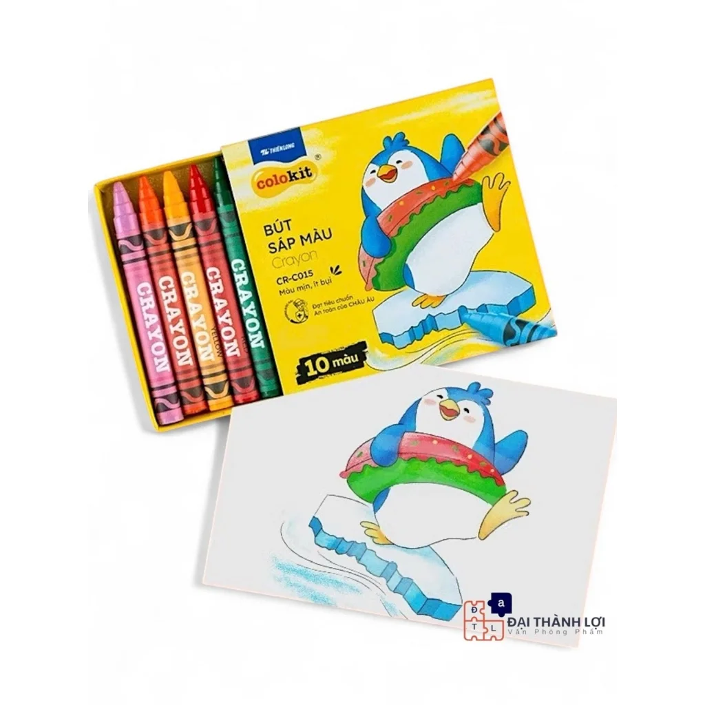 Sáp màu Thiên Long Colokit CR-C015 - 10 màu