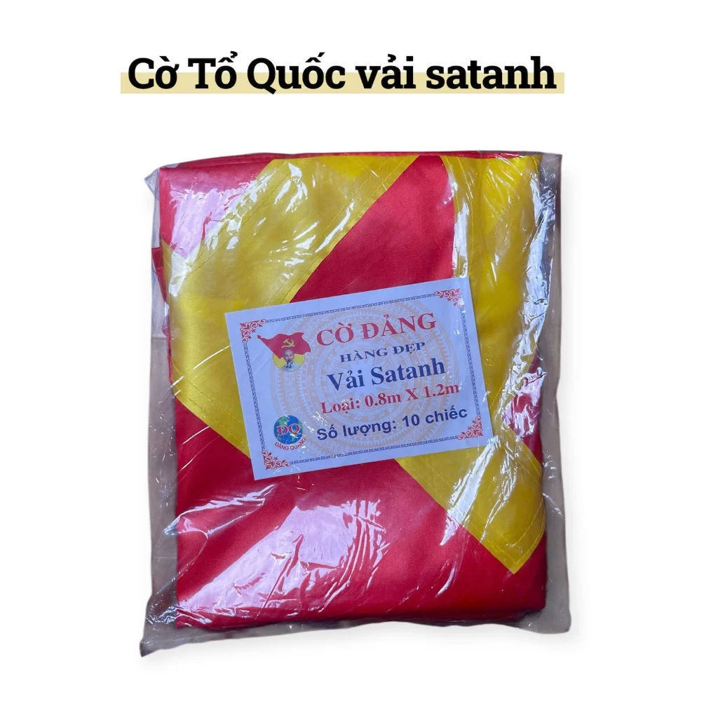 Lá Cờ Tổ Quốc Việt Nam, Lá Cờ Đỏ Sao Vàng Nhiều Size Nhiều Chất Vải Cao Cấp