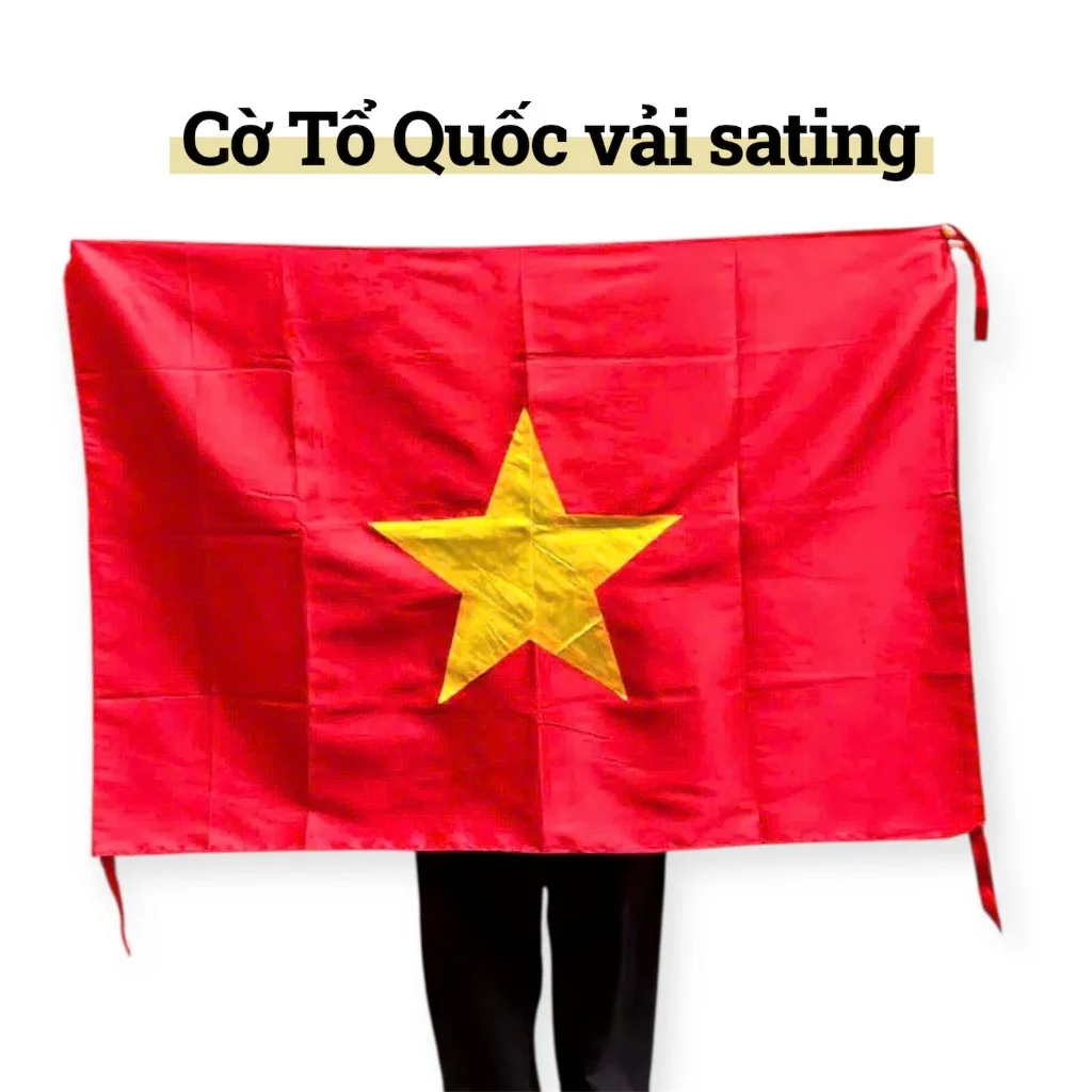Lá Cờ Tổ Quốc Việt Nam, Lá Cờ Đỏ Sao Vàng Nhiều Size Nhiều Chất Vải Cao Cấp