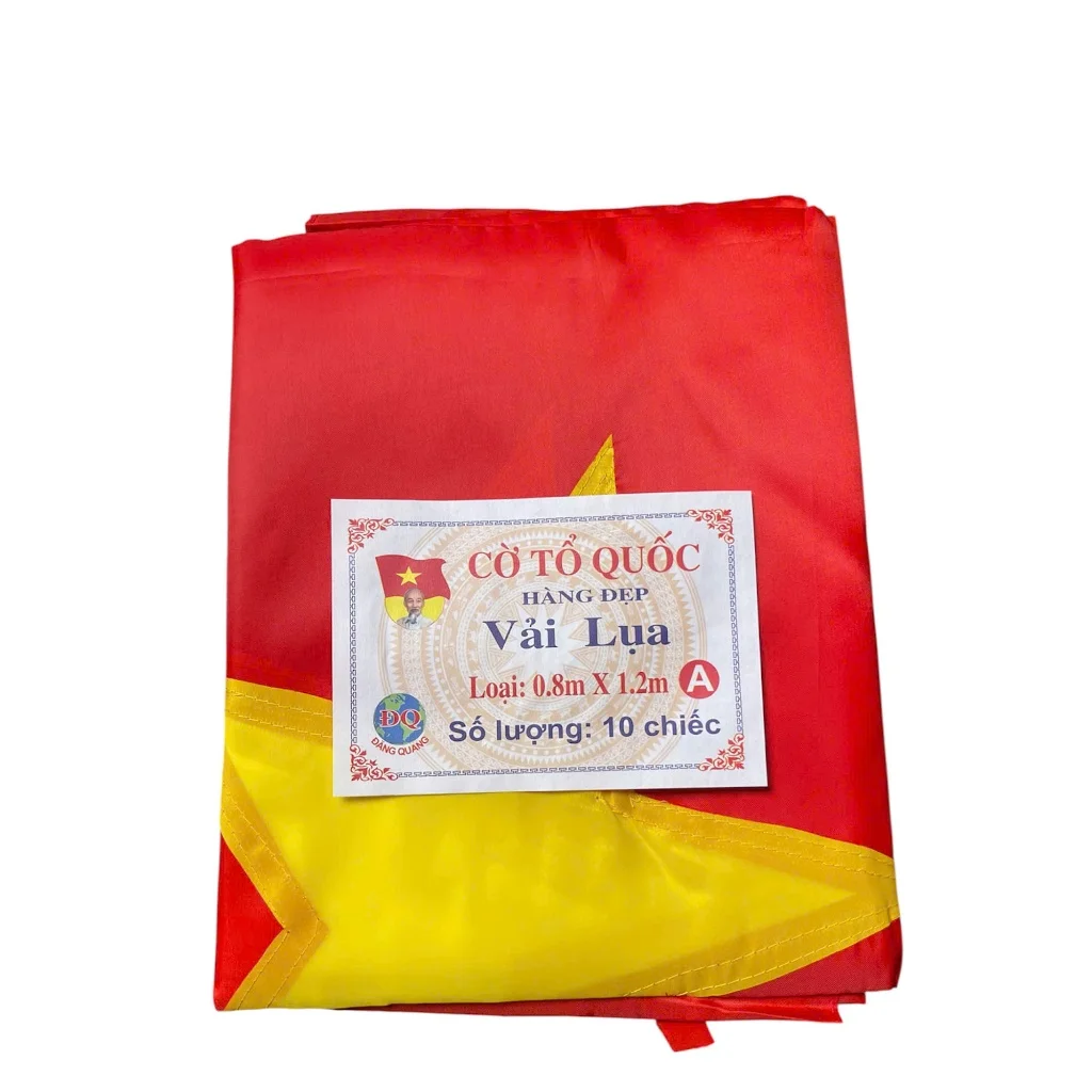 Lá Cờ Tổ Quốc Việt Nam, Lá Cờ Đỏ Sao Vàng Nhiều Size Nhiều Chất Vải Cao Cấp