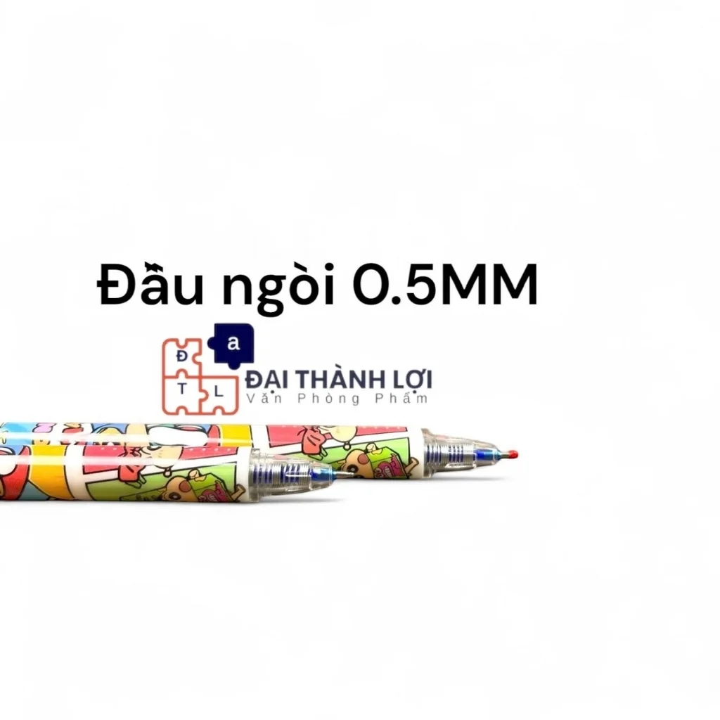 Bút Gel Bấm Xoá Được ngòi 0.5mm chất lượng mực Xanh/mực Tím ( giao mẫu ngẫu nhiên bé gái /bé trai)