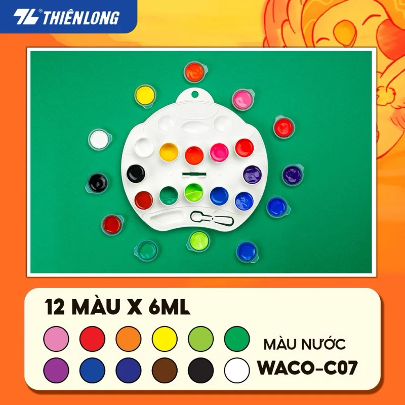 MÀU NƯỚC Thiên Long Colokit WACO-C07 12 MÀU