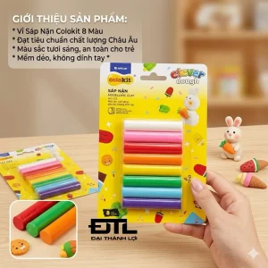 Sáp nặn 8 Màu Thiên Long Colokit MC-C03
