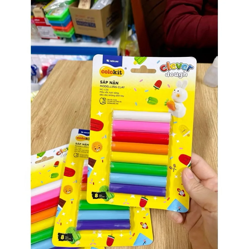 Sáp nặn 8 Màu Thiên Long Colokit MC-C03