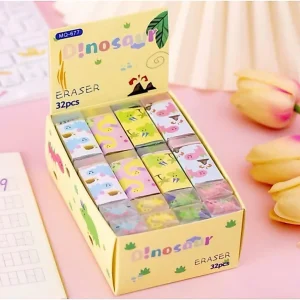 Gôm Tẩy Bút Chì Hình Khủng Long Dễ Thương, Loại Dày, Tẩy Siêu Sạch MQ677