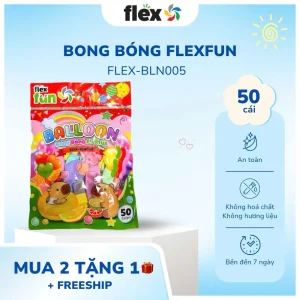 Bong Bóng FLEX-BLN005 (9x4cm) Bóng Màu Pastel Siêu Xinh