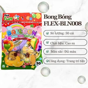 Bong Bóng FLEX-BLN008 Màu Nhũ Trang Trí Tiệc Sinh Nhật