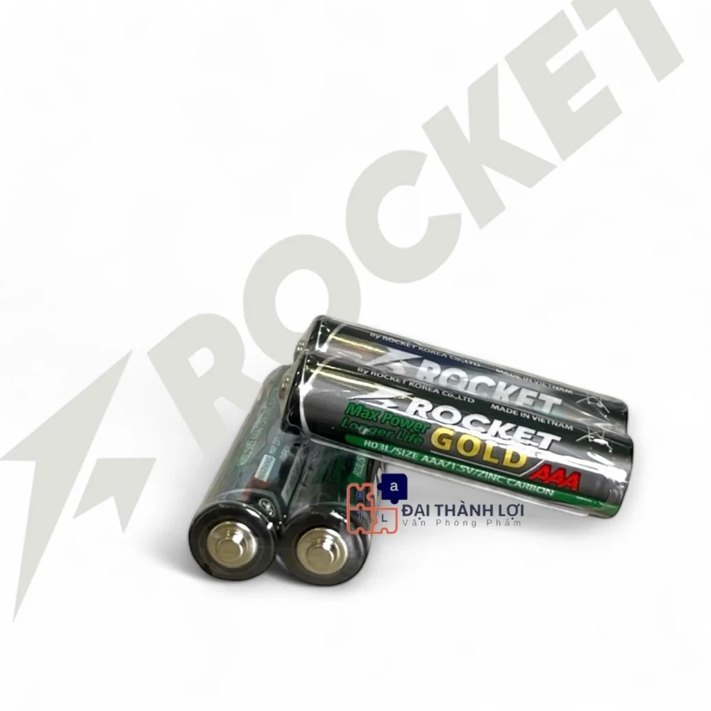 Pin AAA (3A) 1,5V Vỏ sắt Siêu Bền , Siêu Cứng , Không chảy nước - Hàng chính hãng