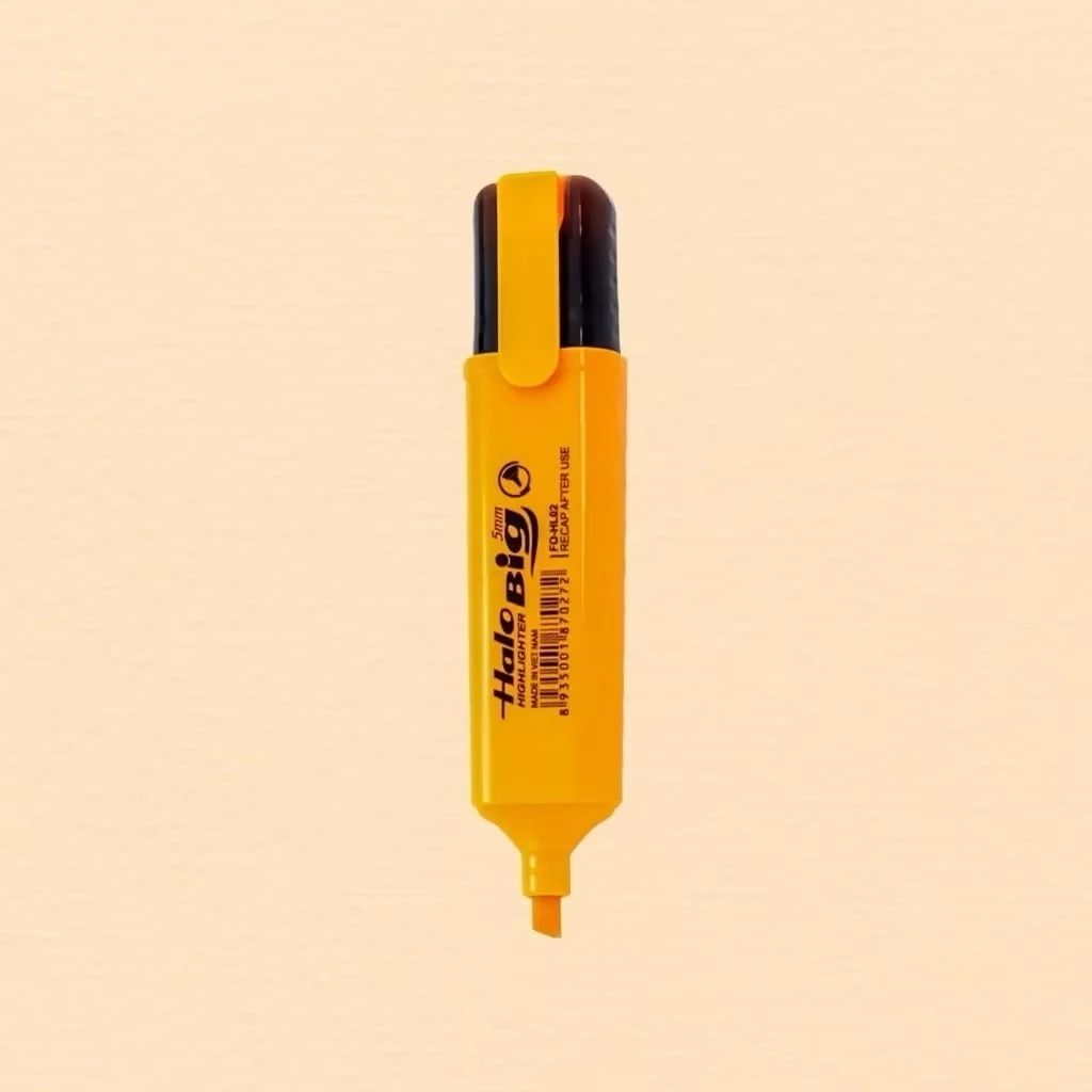 Sét 2 Bút Dạ Quang Thiên Long FO-HL02/HL012/HL009 - 5mm Nét Mực Tươi Sáng, Phản Quang Tốt, Viết/Đánh Dấu Đều Liên Tục