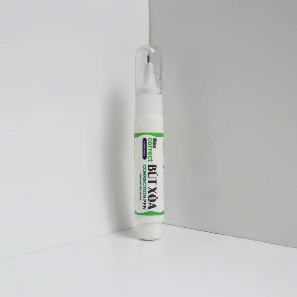 Bút xóa Flex Correct FLEX-CP002 - Thân thiện với tầng Ozone, nhanh khô, che phủ tốt, không lem, nhòe