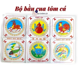Bầu Cua Tôm Cá Hột Nhựa(Hột Xốp) / Giấy Bàn Lớn đồ chơi ngày lễ tết