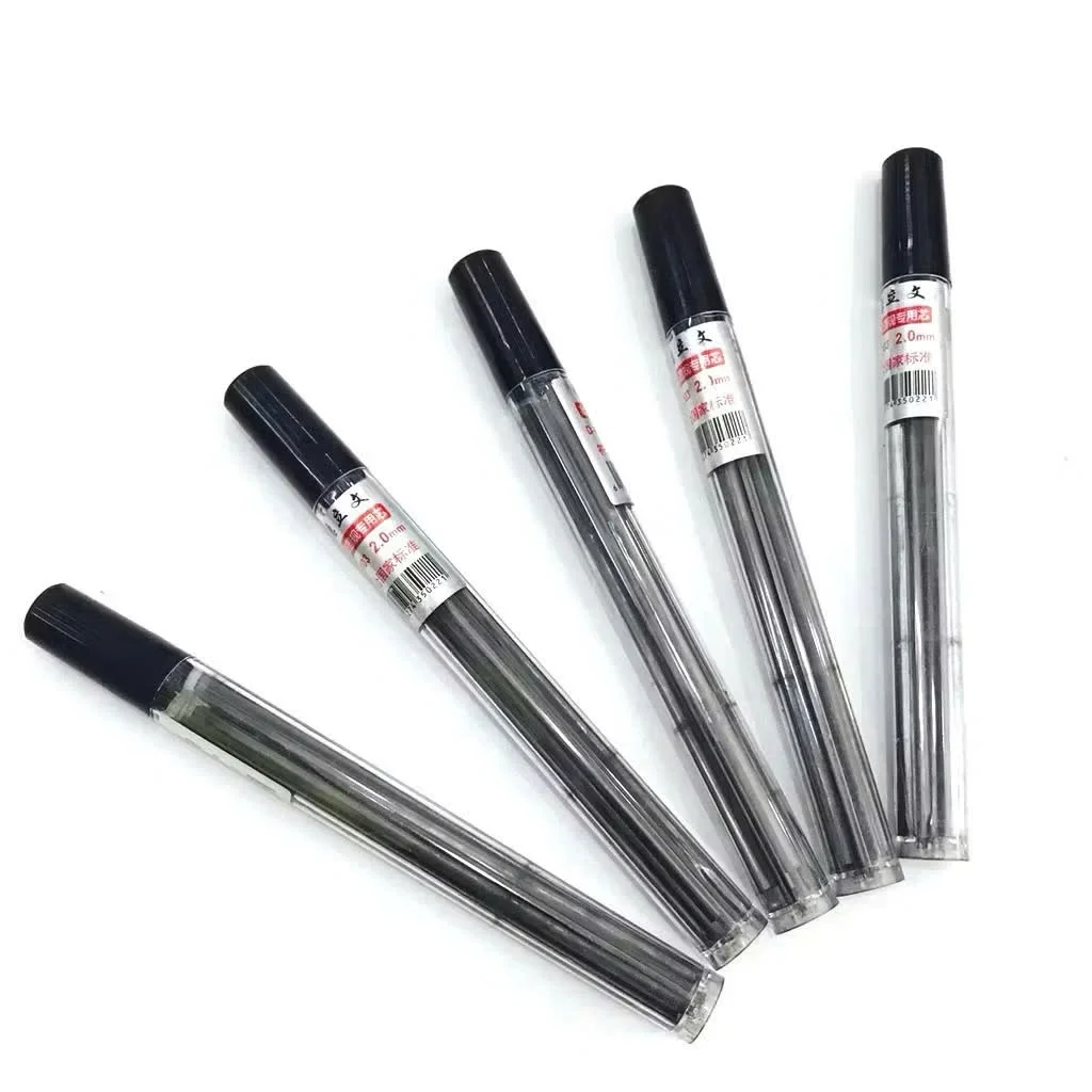 Ống Ruột Chì Bấm Ngòi 2.0mm 2B 8103 dùng cho Bút Chì Bấm ruột to Chất lượng tốt (10 Ruột/Ống)