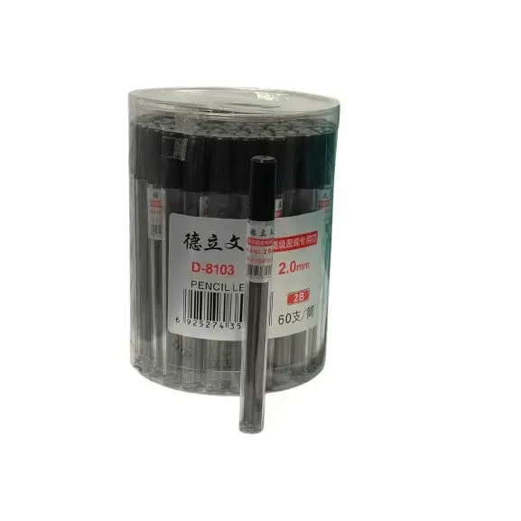 Ống Ruột Chì Bấm Ngòi 2.0mm 2B 8103 dùng cho Bút Chì Bấm ruột to Chất lượng tốt (10 Ruột/Ống)