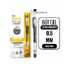 Bút gel cao cấp Flex GEL001 -Bút bi gel ngòi 0.5mm có nắp đậy, viết mượt, êm tay, mực nước màu đậm