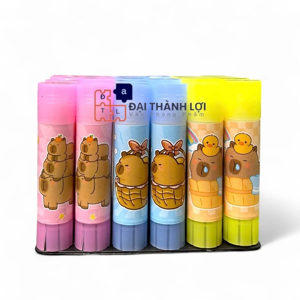 Hồ Khô Dán 10g King / Keo Dán Khô / Hồ Dán 10gr King, Thỏi Cây Nắp Vặn, Nhanh Khô, Chất Lượng