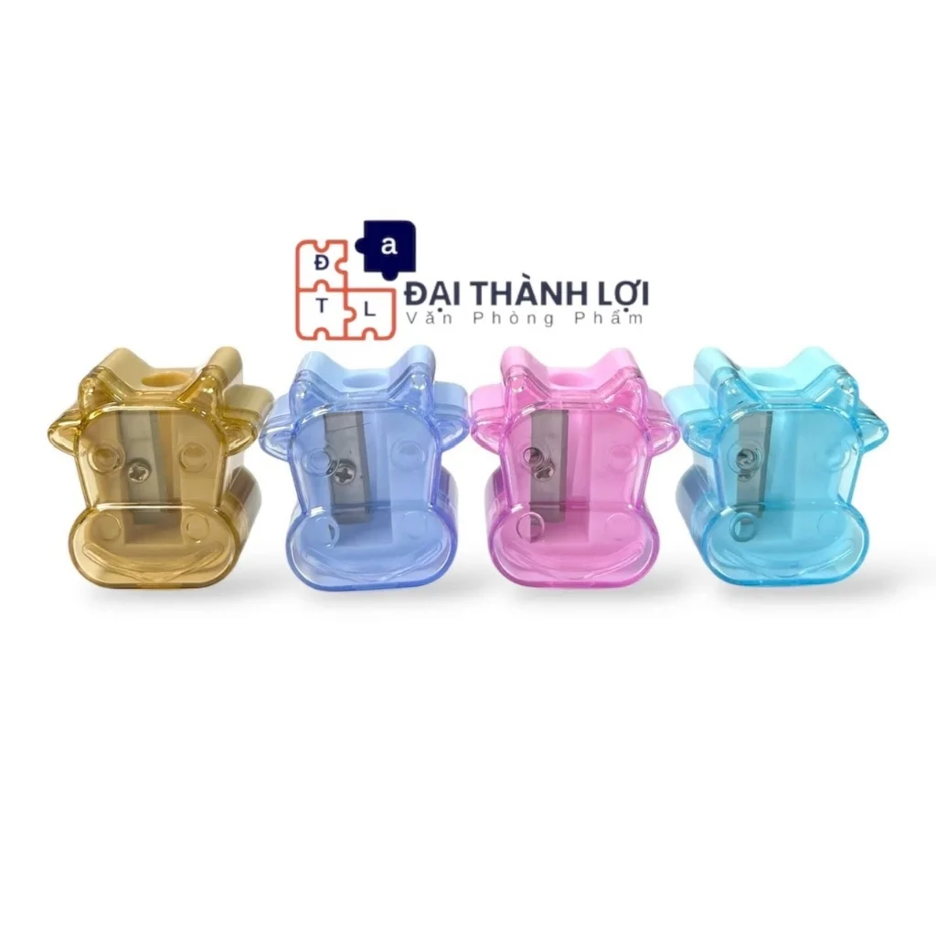 32 Đồ Chuốt Bút Viết Chì / Đồ Gọt Bút Viết Chì Hình chú Bò Siêu Bén, Nhỏ Gọn, Cao Cấp